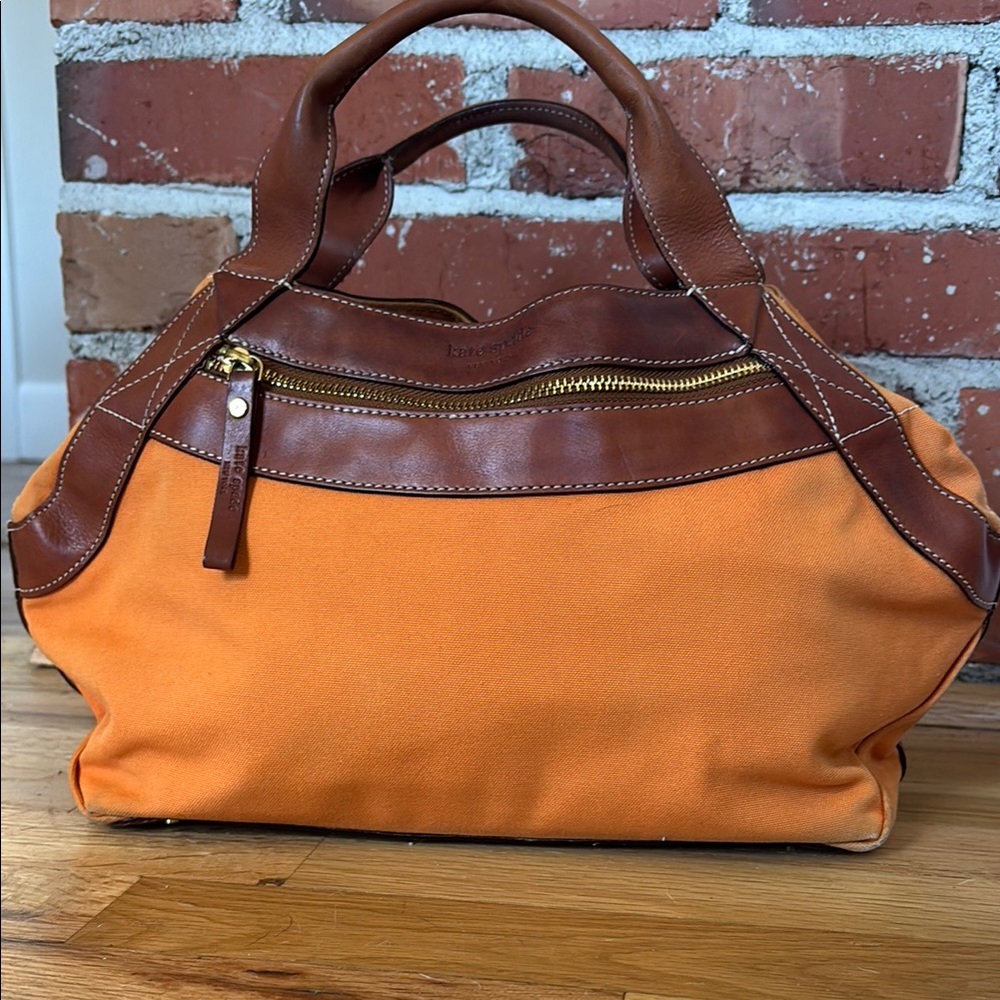 Kate Spade Orange and Brown Bag